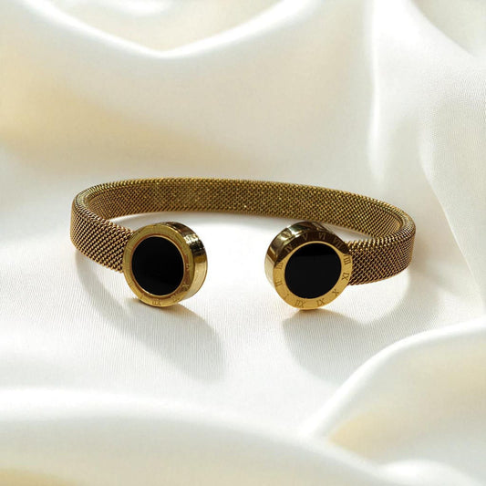 Dual-Side  Dotted Roman Numeral Bracelet