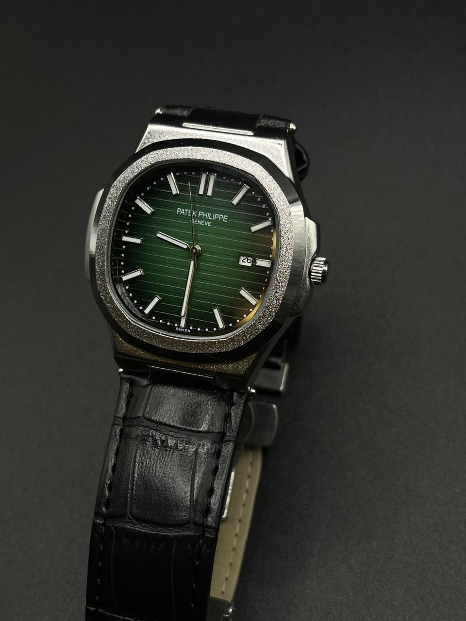 Patek Philippe Leather Strap-men’s leather watch Pakistan