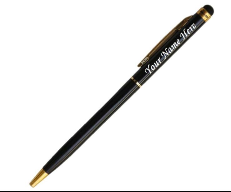 Metal body pen (slim and thick golden)