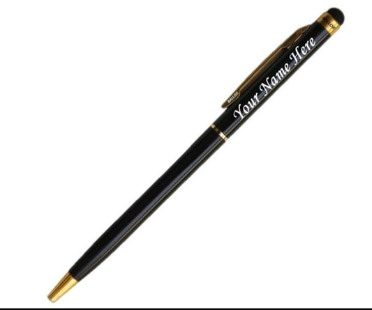 Metal body pen (slim and thick golden)