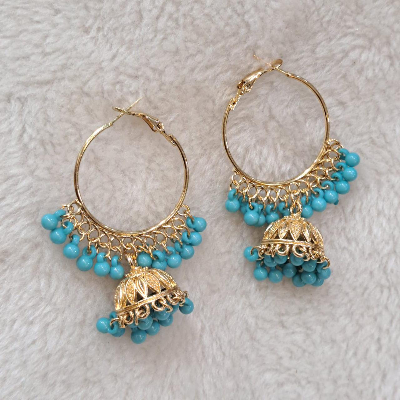 Jhumka Earings (Trio)-jewellery online shopping Pakistan
