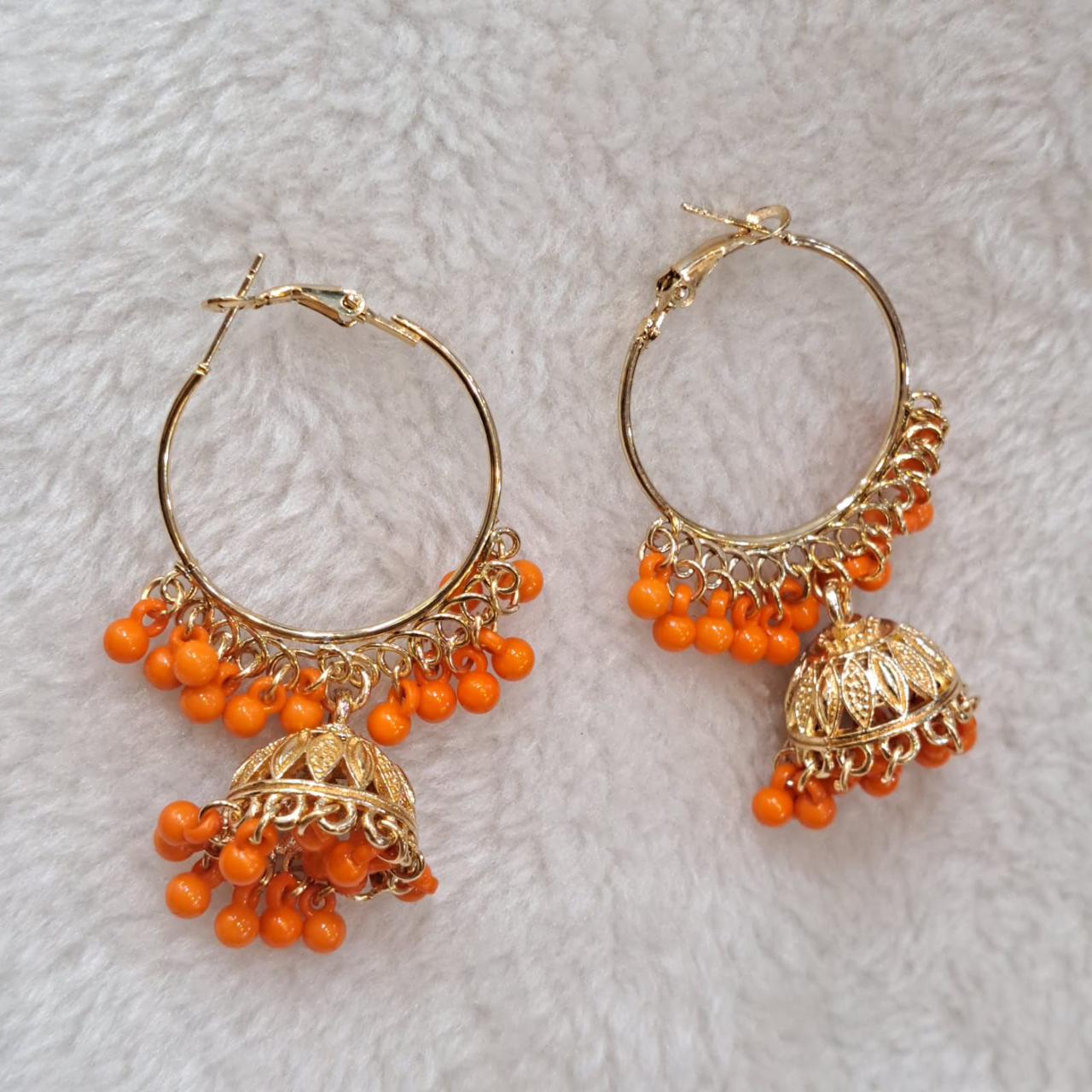 Jhumka Earings (Trio)-jewellery online shopping Pakistan