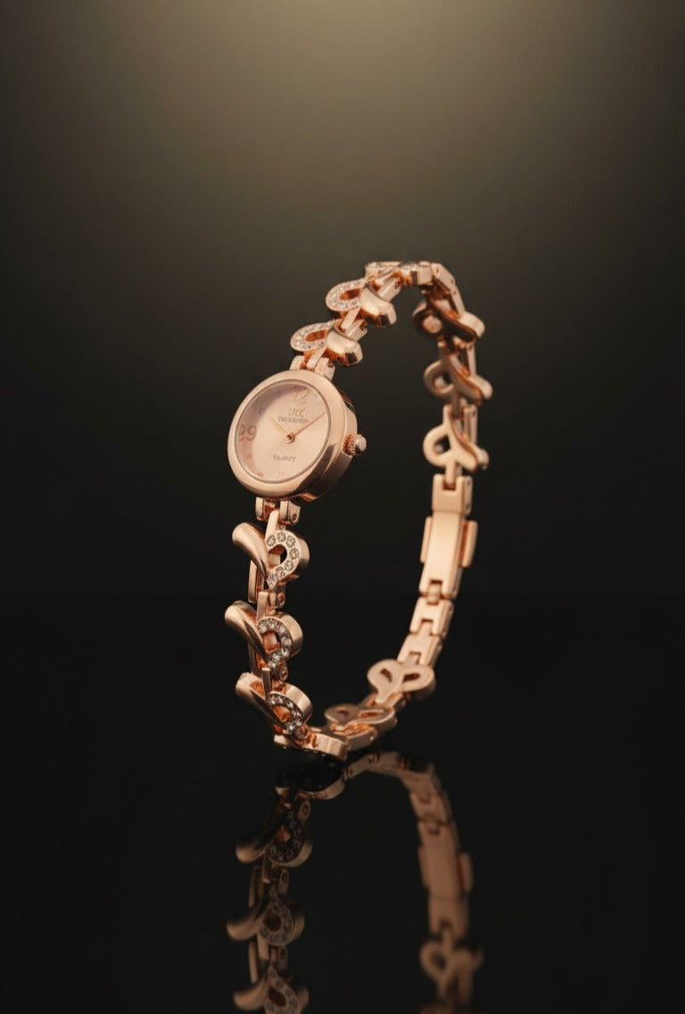 Rose Gold Bracelet Watch for Women | Simple & Dainty Design