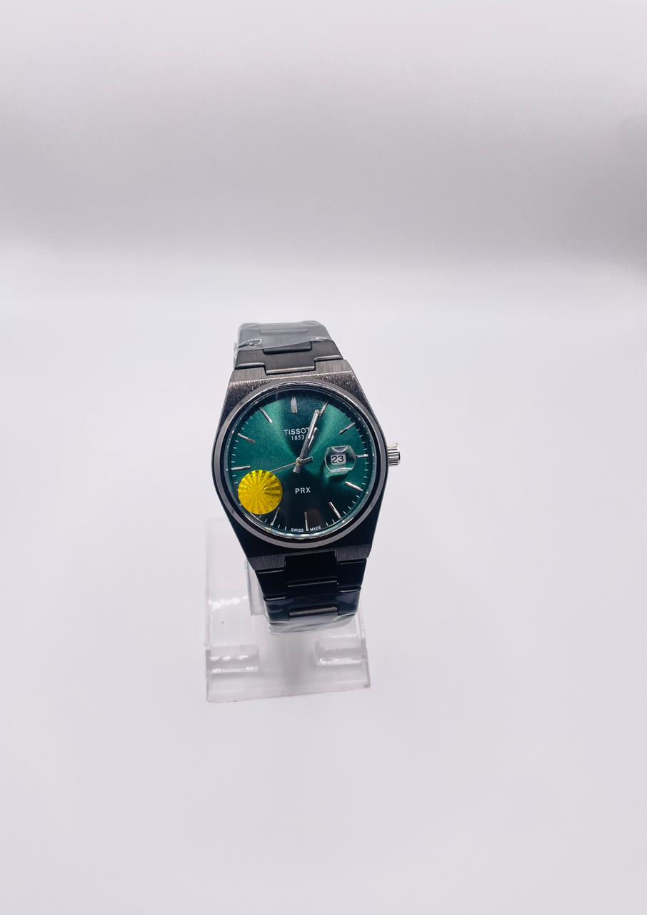 Tissot Premium Green Dial Stainless Steel Men’s Watch – PRX Style