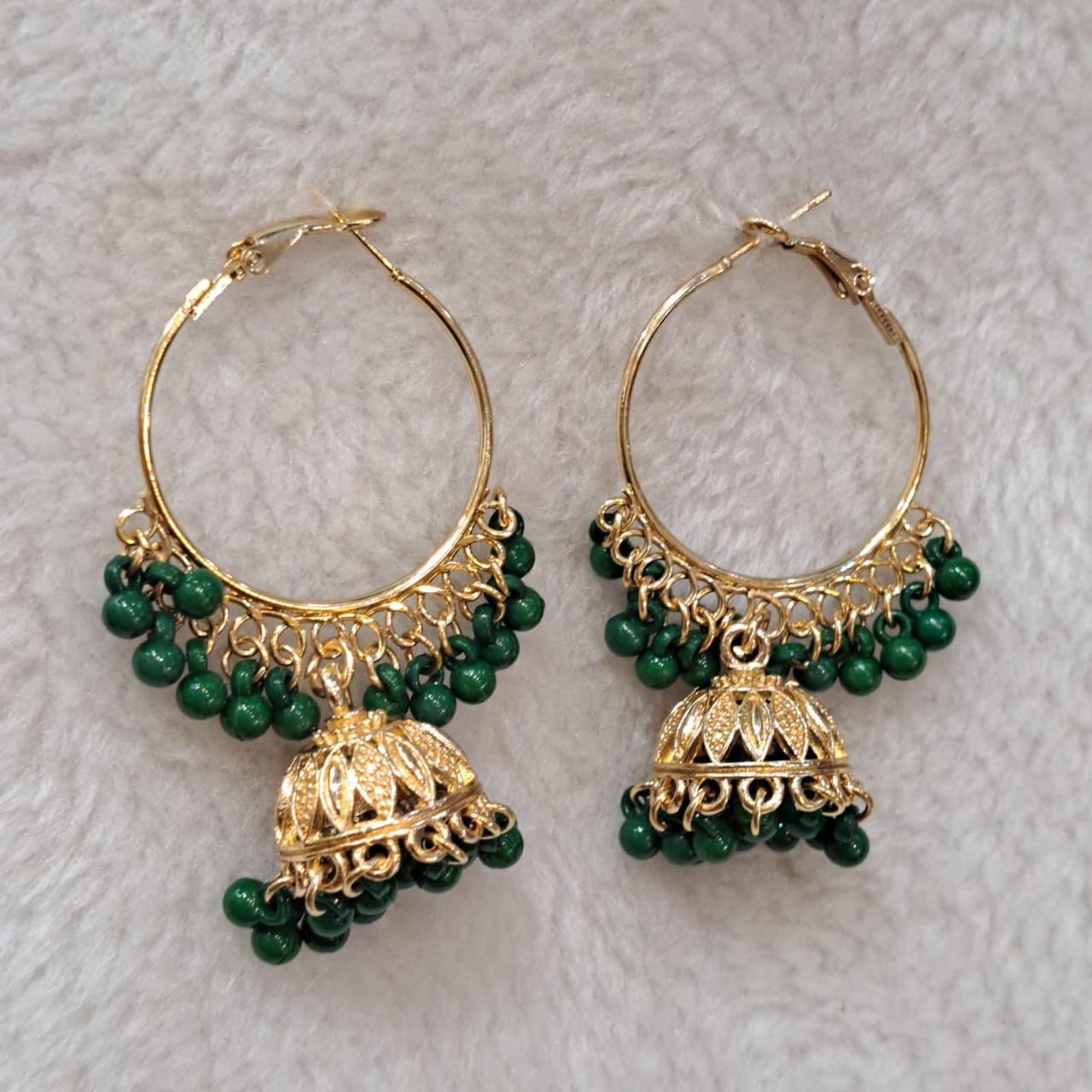Jhumka Earings (Trio)-jewellery online shopping Pakistan