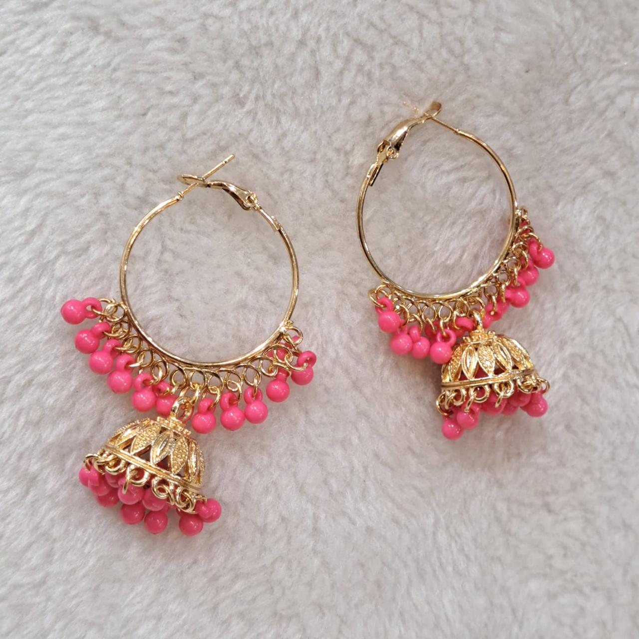 Jhumka Earings (Trio)-jewellery online shopping Pakistan