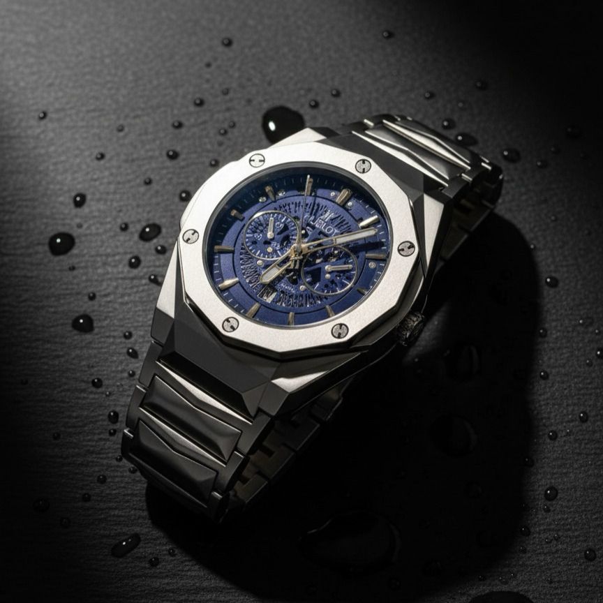 Hublot Skeleton dial -metal strap watches