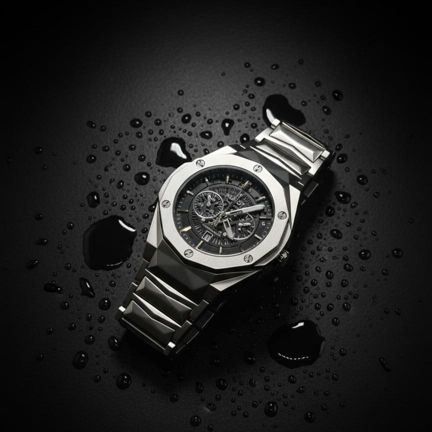 Hublot Skeleton dial -metal strap watches