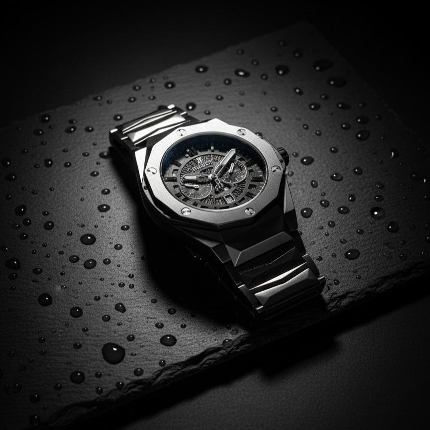 Hublot Skeleton dial -metal strap watches