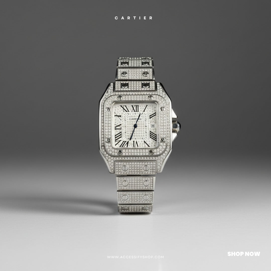 Cartier Iced Out Watch – Premium Quality in Pakistan