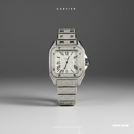 Cartier Iced Out Watch – Premium Quality in Pakistan