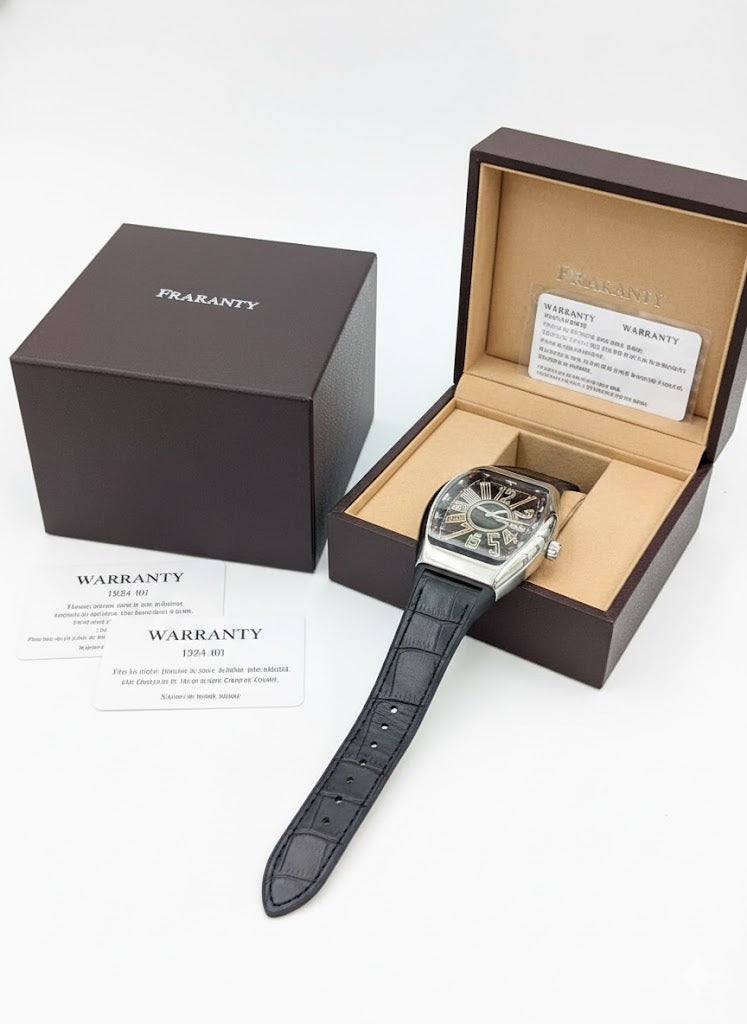 Franck Muller Luxury Men’s Watch – Premium Master Square Design | Best Price in Pakistan